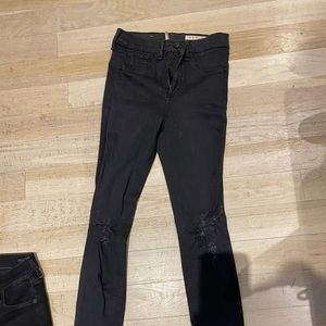 Rag and bone high rise skinny jeans